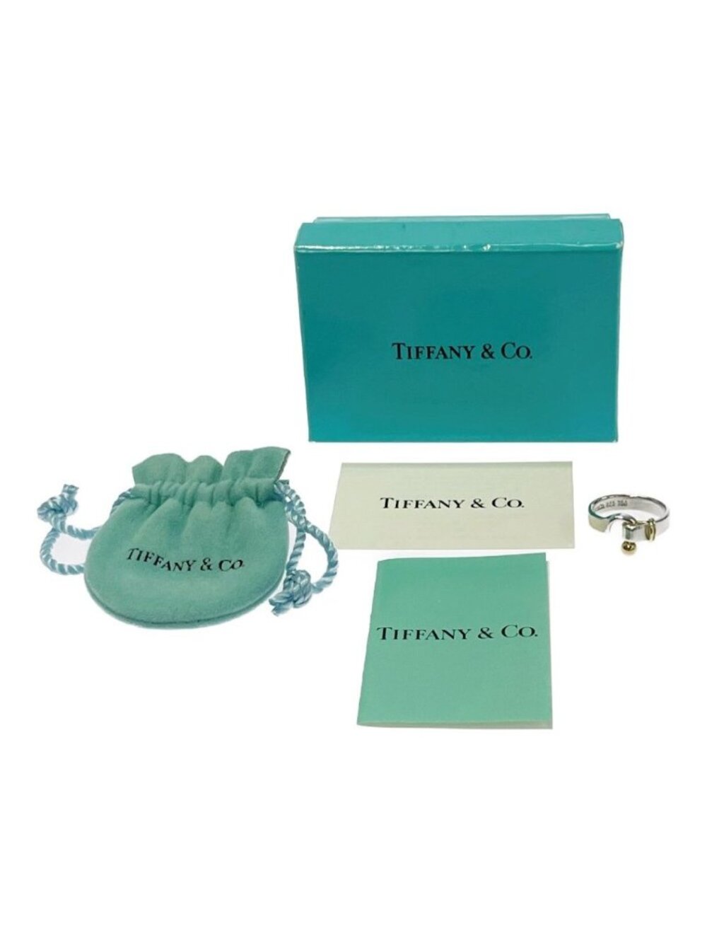 Tiffany & Co Silver Hook & Eye Ring
